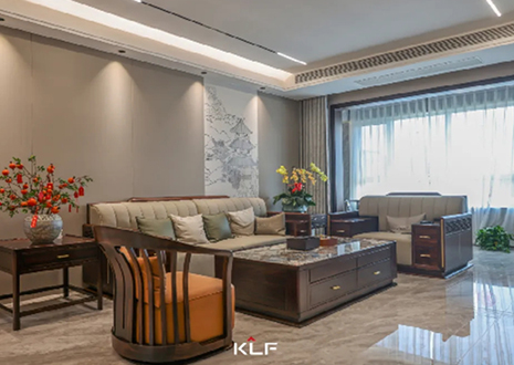 KLF全屋記 | 138㎡現(xiàn)代新中式之家，勾勒古典國(guó)風(fēng)雅韻